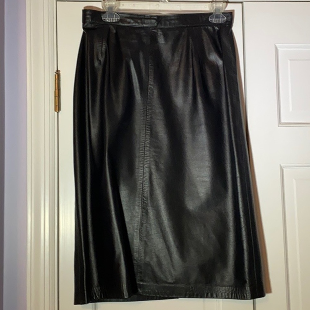 Vintage Leather Skirt